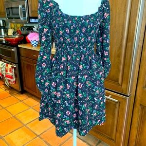 Hill House The Norah Nap Dress Multi Berry Floral Size XS